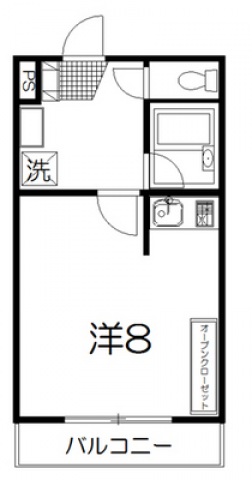 クニヒロマンションCの間取り