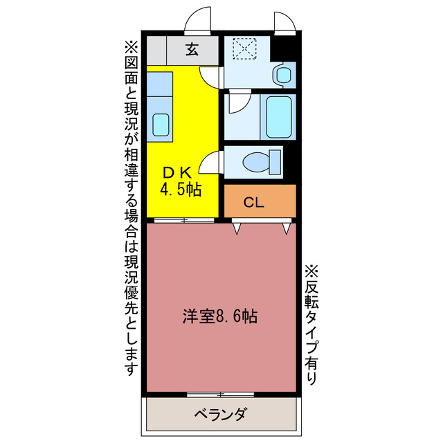 エクシード御油の間取り