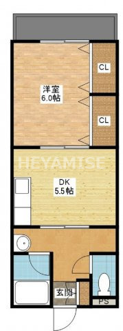 雲仙市愛野町乙のマンションの間取り