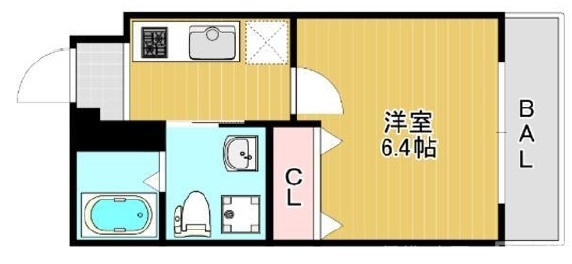 グランドーリアJR円町駅前の間取り