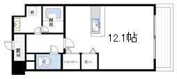 泉北郡忠岡町馬瀬のマンションの間取り