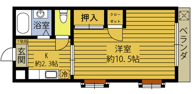 シャングリラ花園の間取り