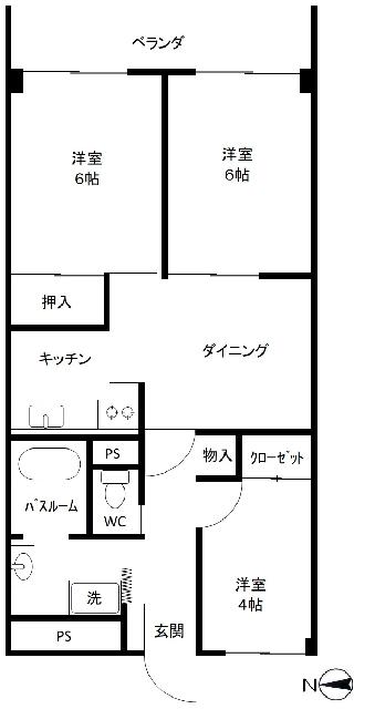 プライム大森の間取り