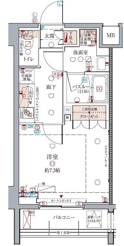 【クレヴィスタ亀戸IIIの間取り】