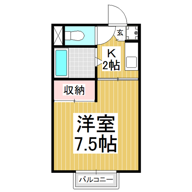 ベルクいなの間取り