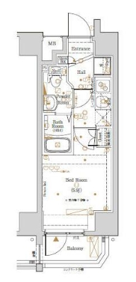 阪東橋ノッツの間取り