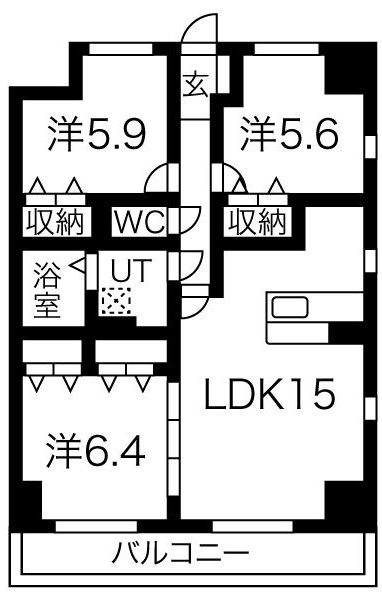 アグレアーブルの間取り