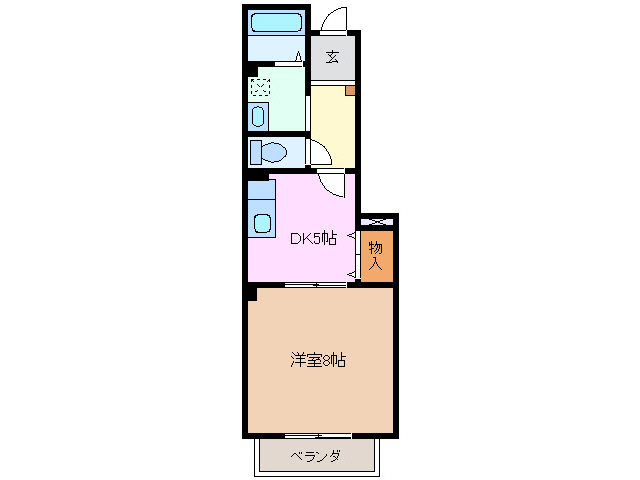 グリーンタウン2番館の間取り