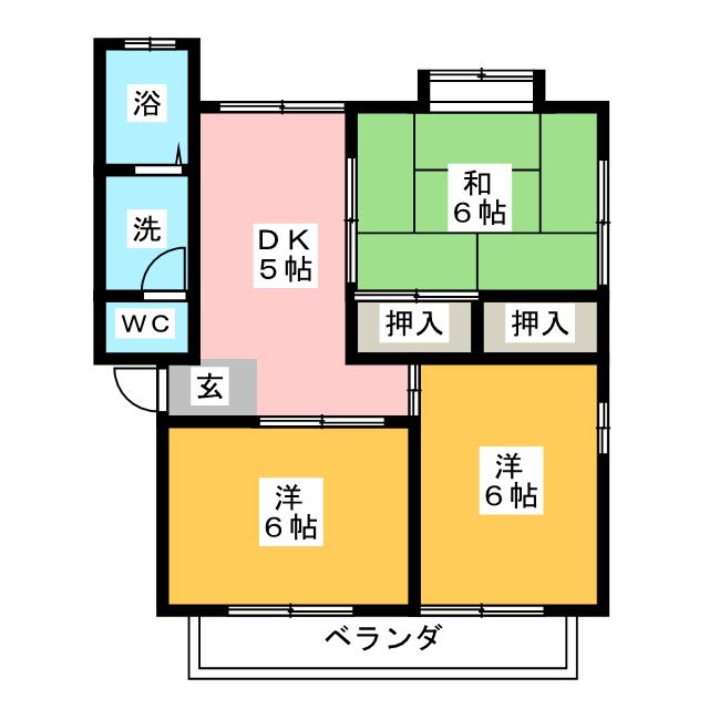 オアシス・ＫIの間取り