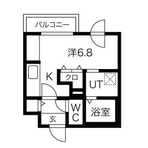 【札幌市北区麻生町のマンションの間取り】