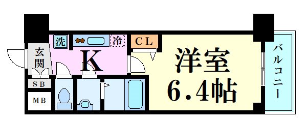 プレサンス新大阪イオリアの間取り