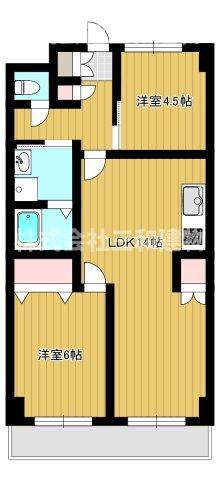 板橋区成増のマンションの間取り