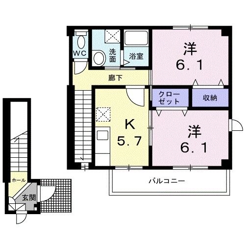 メープル　ハイムの間取り