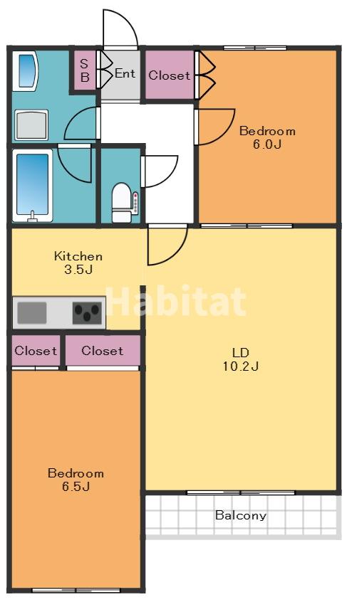 コート徳川山の間取り