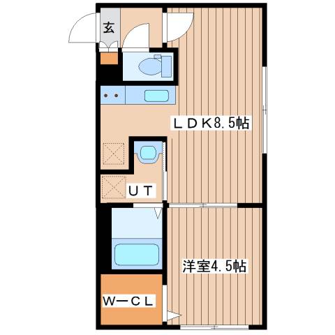 クルタ発寒南の間取り