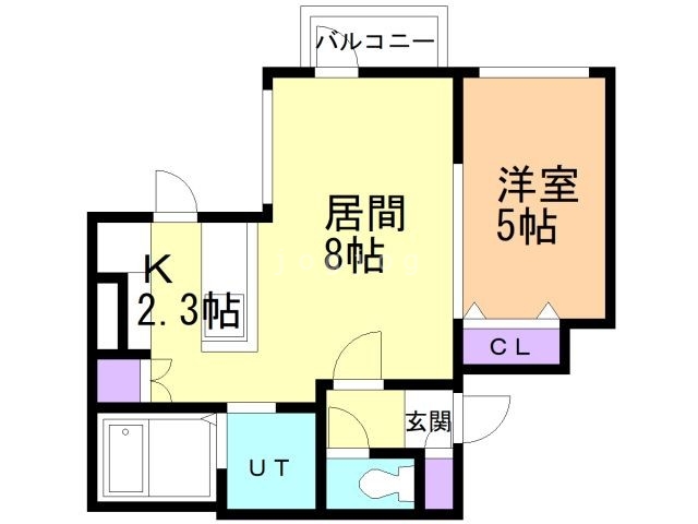 ル・シェーヌ桑園の間取り