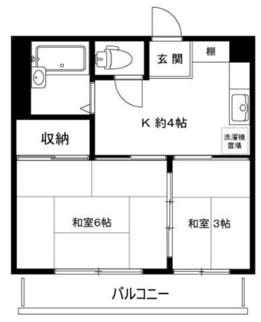 丸善高円寺ハイツの間取り