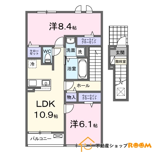 ラ・メゾン　デュ　ボヌール　IIの間取り