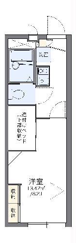 レオパレス花森の間取り