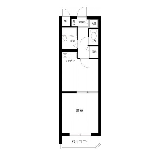 渋谷区神山町のマンションの間取り