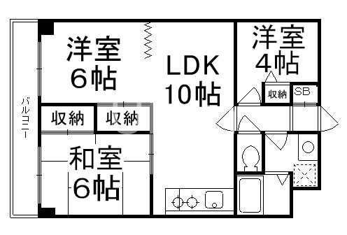 ビラ・クレールの間取り