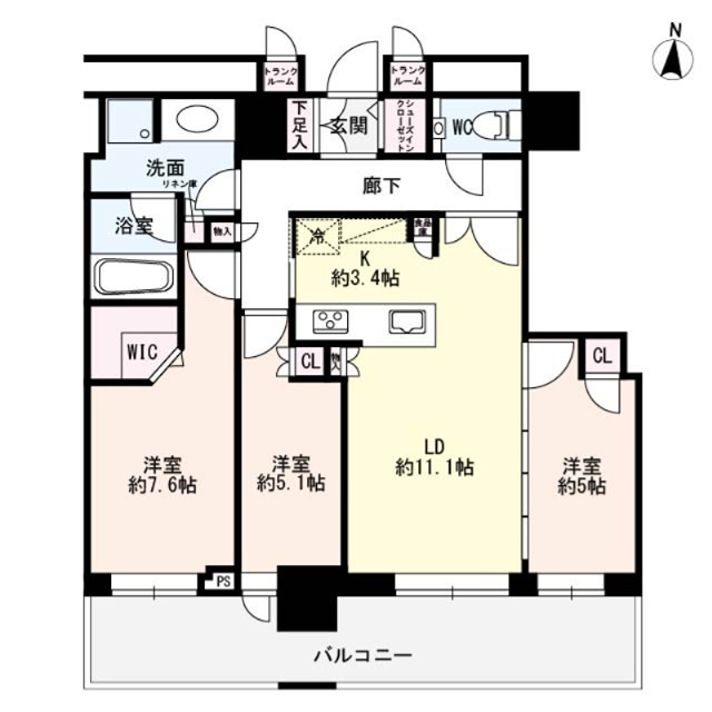 ONE札幌ステーションタワーの間取り