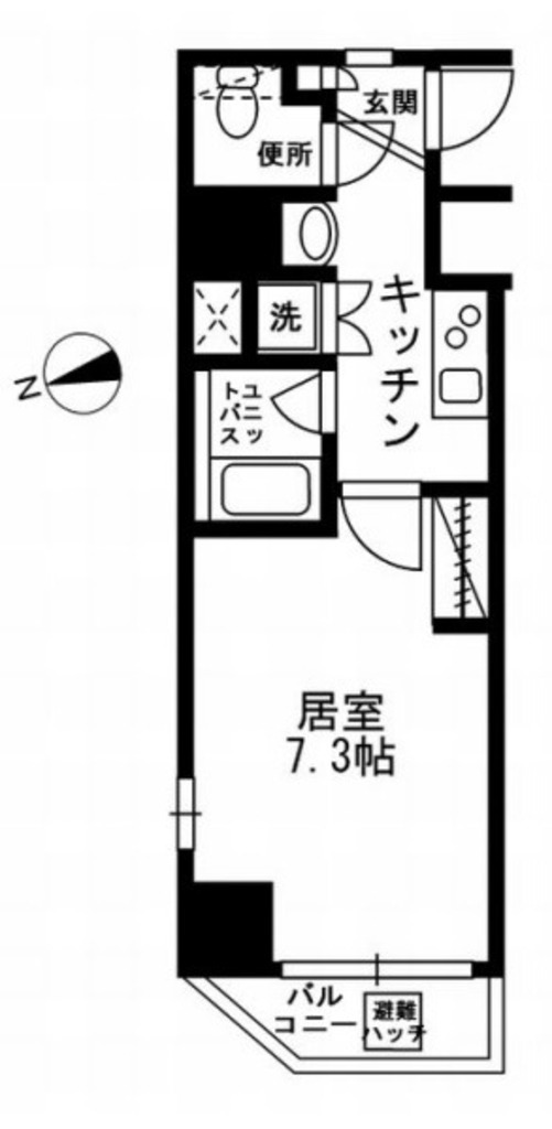 KDXレジデンス文京湯島の間取り