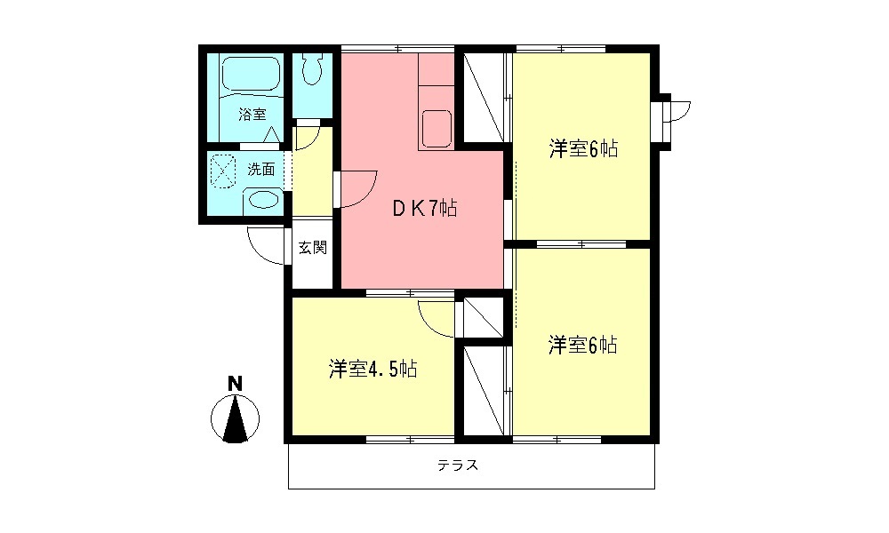 シャトレー茅ヶ崎の間取り