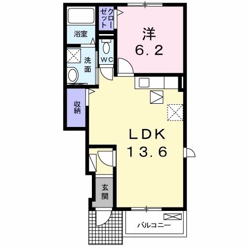 エルカーサIの間取り