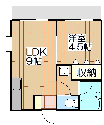 サニーオムロの間取り