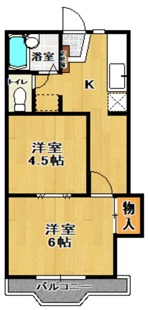 アメニティ亀田の間取り