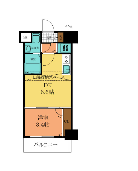 NO.71　ORIENT　TRUST　TOWERの間取り