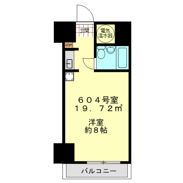 港区赤坂のマンションの間取り