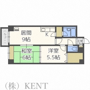 フェリス西野の間取り