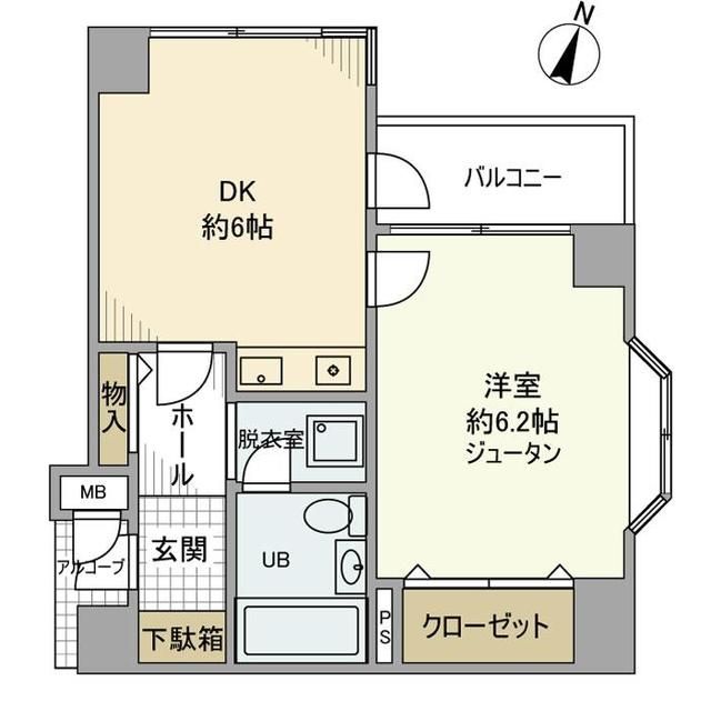 藤沢市白旗のマンションの間取り