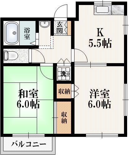 練馬区関町北のマンションの間取り