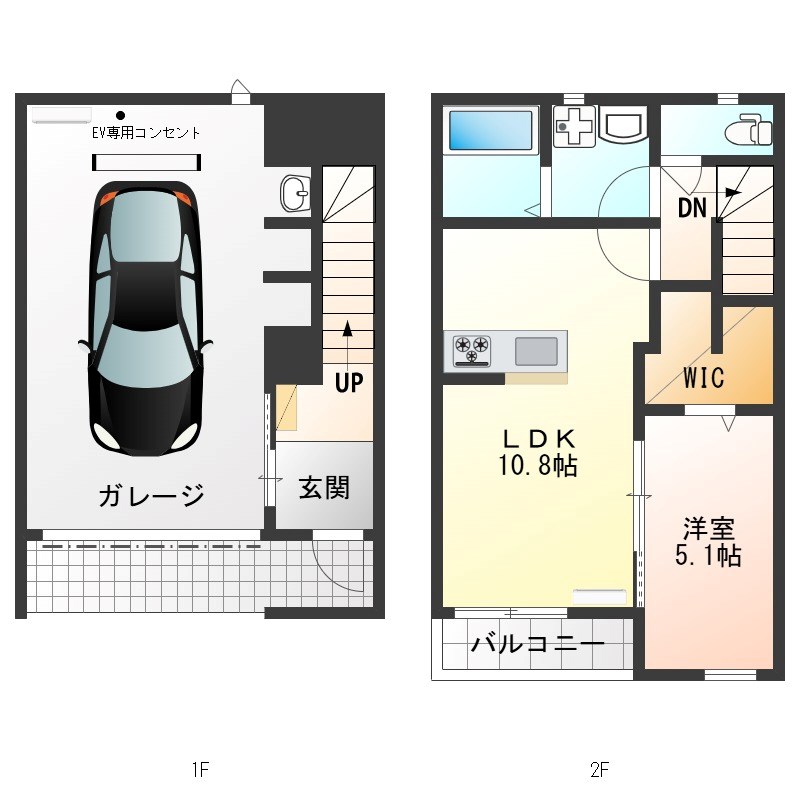 コメットチバ　Qの間取り