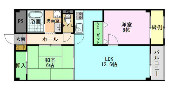 マンションＫ’Ｓの間取り