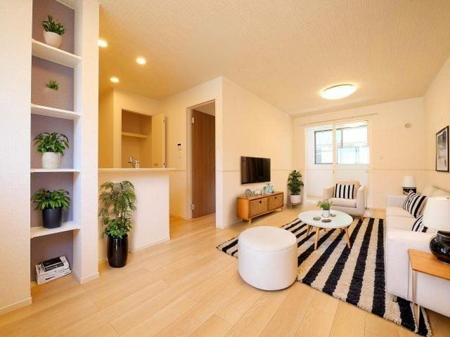 居室・リビング　CGで家具等を配置したもので家具等は含まれません