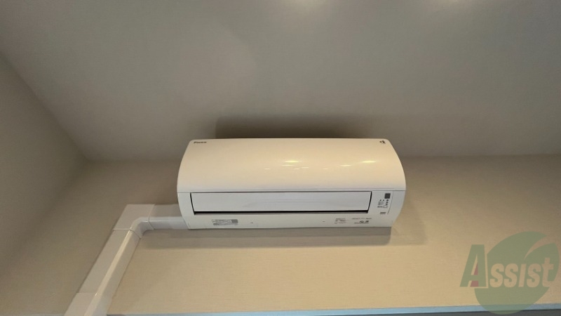 その他設備　エアコンも設置されているので、夏冬安心ですね。