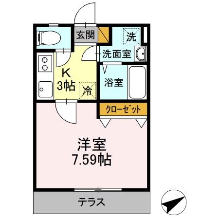 メゾンド桜恵の間取り