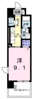 セントラルパーク　ウッズの間取り