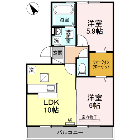 デア　ブリッツの間取り