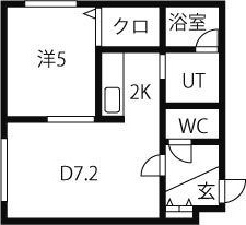 ブランノワール東区役所の間取り