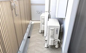 バルコニー　広々としたバルコニーです