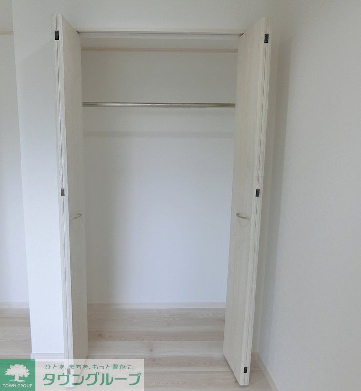 収納　広々としたクローゼット