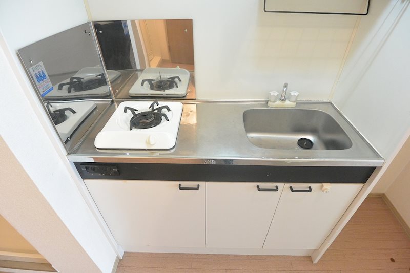 キッチン　1口ガスコンロ付き