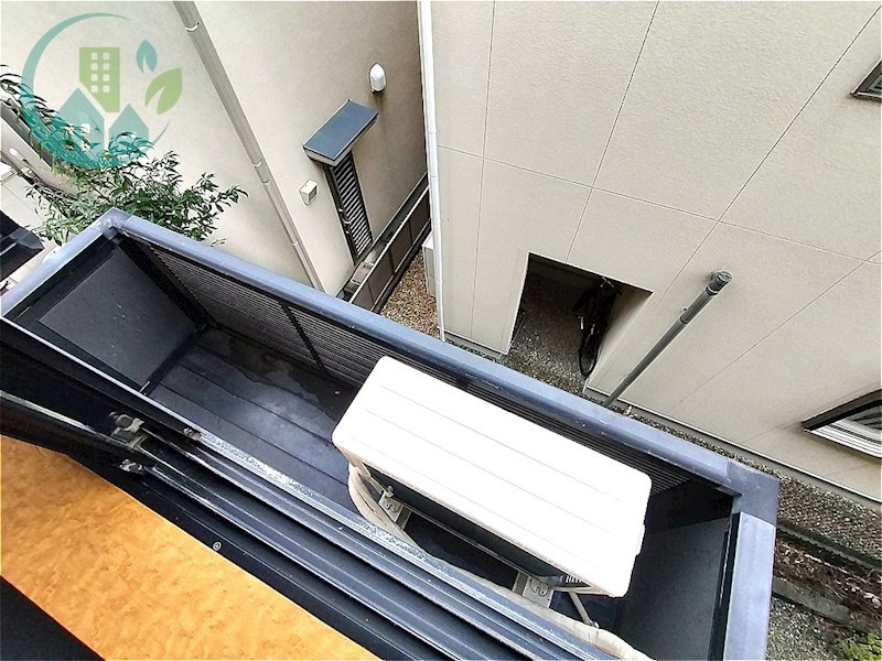 バルコニー　レオパレス大和（家具・家電付、仲介手数料不要）