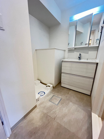 洗面設備　洗面所です