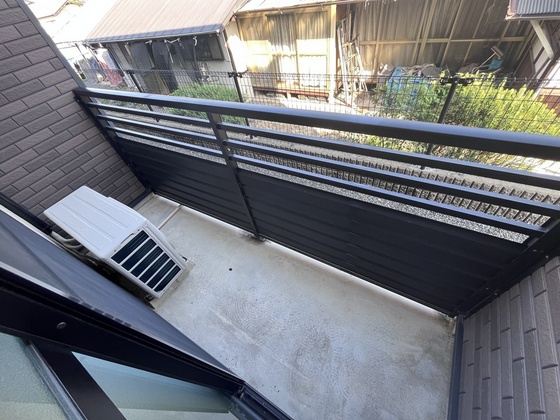 バルコニー　※別部屋の写真です